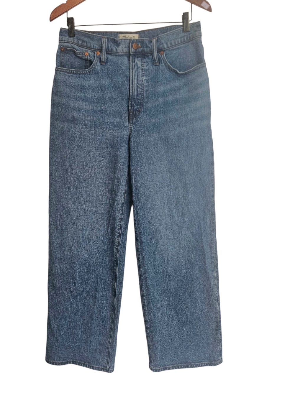 Madewell The Perfect Vintage Wide-Leg Crop Jeans Size 29